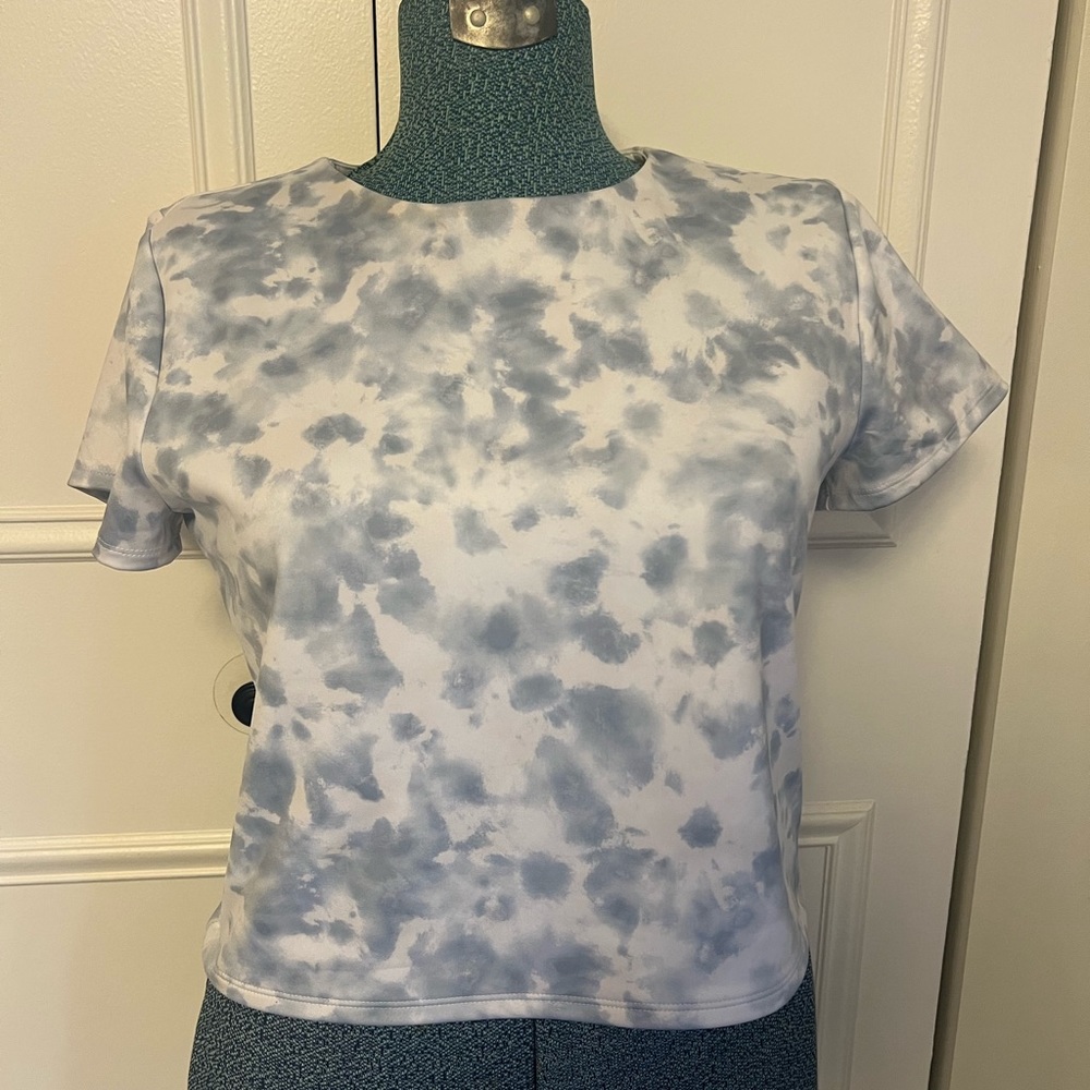 Express bodycon cropped tee
